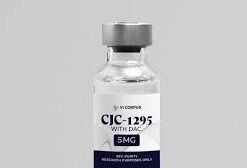 CJC-1295 NO DAC 5mg with Ipamorelin 5mg peptide blend vial
