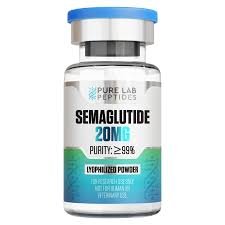 Semaglutide 20mg peptide research vial for GLP-1 metabolic studies