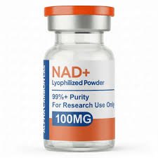 : NAD+ 100mg research compound vial for cellular energy studies