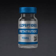 Retatrutide 15mg peptide research vial for GLP-1, GIP, and glucagon metabolic studies