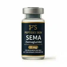 Semaglutide 15mg peptide research vial for GLP-1 metabolic studies