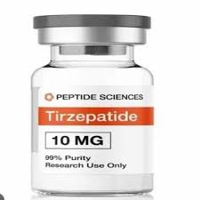 Tirzepatide 10mg peptide research vial for GIP and GLP-1 metabolic studies