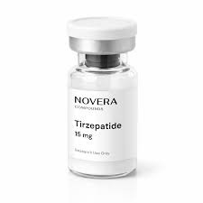 Tirzepatide 15mg peptide research vial for GIP and GLP-1 metabolic studies