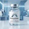 Tirzepatide 30mg peptide research vial for GIP and GLP-1 metabolic studies