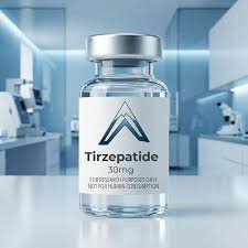 Tirzepatide 30mg peptide research vial for GIP and GLP-1 metabolic studies