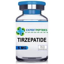 Tirzepatide 5mg peptide research vial for GIP and GLP-1 metabolic studies