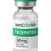 Tirzepatide 60mg peptide research vial for GIP and GLP-1 metabolic studies